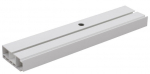 Lubinis karnizas viengubas PVC bėgelis, 150 cm, Balta