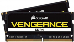 CORSAIR 32GB RAMKit 2x16GB DDR4 2400MHz 2x260 SoDimm Unbuffered 16-16-16-39 Black PCB 1,2V