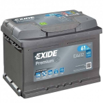 Akumuliatorius EXIDE EA612 61Ah 600A