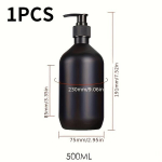 300ml/500ml daugkartinės &scaron;ampūno dozatoriaus butelių rinkinys , 500 ml