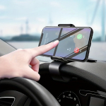 Telefono laikiklis Automobilinis telefono laikiklis paprastam montavimui GPS navigacijai.