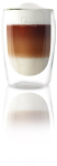 MELITTA 2 dalių borosilikatiniai stiklai latte macchiato 300 ml skaidrūs