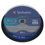 Vaizdo grotuvas Diskai Verbatim dvigubo sluoksnio 50GB, 10 vnt.