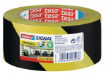 Žymėjimo ir įspėjamoji juosta tesa&reg; Signal (geltona/juoda), 66m x 50mm