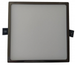 LED kvadratinis įleidž. &scaron;viestuvas CHROMO SLIM 24W 170mm