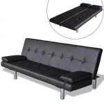 Sofa 241722, juoda, Juoda