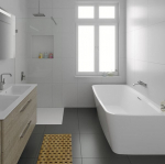 Pastatoma vonia RIHO Adore Back2Wall 180x86 cm