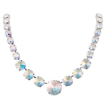 Kaklo papuo&scaron;alas moterims DiamondSky &bdquo;Summer (Aurore Boreale)&ldquo; su Swarovski kristalais