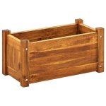 Sodo lovelis augalams, akacijos mediena, 50x25x25 cm