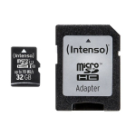 Atminties kortelė telefonui Intenso microSDHC UHS-I CL10