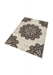 Hanse Home kilimas Lace Dark Brown Cream, 80x150 cm