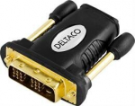 Adapteris Deltaco HDMI-11, HDMI 19-pin female - DVI-D male