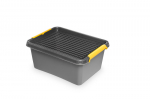 solidstore talpykla su dangčiu 39x29x16,5cm 12,5l