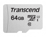 Atminties kortelė telefonui Transcend TS64GUSD300S-A
