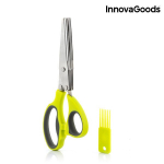 InnovaGoods 5-in-1 žirklės su įvairiais a&scaron;menimis, geltonos