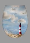 Cedo tualeto dangtis su lėtu nusileidimu Carolina Beach Lighthouse SC Eco