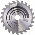 Pjovimo diskas medienai Bosch OPTILINE WOOD; 210x2,8x30,0 mm; Z24; 15&deg;