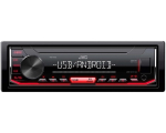 jvc kdx-162 usb automobilinis radijo imtuvas raudonas
