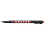 edding 143 B permanent pen red