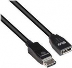 Club3D vaizdo kabelio adapteris CAC-1022, 2m, 32.4Gbps, 8K @ 60Hz, 144Hz, 28AWG, tiesus kontaktas, M/F