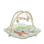 Lavinamasis kilimėlis Lorelli Safari Friends Giraffe Green