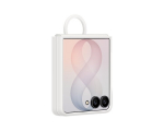 Samsung EF-EF776CWE Silicone Magnetic Cover with Ring for Galaxy Z Flip 8 / White