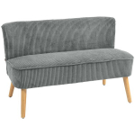 Sofa dvivietė 117 x 56,5 x 77 cm, pilka