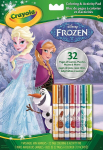 Spalvinimo rinkinys: spalvinimo knygelė Frozen + flomasteriai Crayola 7 vnt