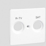 Simon 82 Rtv-sat antenos lizdo dangtelis, baltas