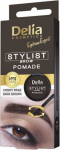 Antakių pomada Delia Eyebrow Stylist Brow Pomade Dark Brown, 4g