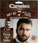 Kreminiai plaukų dažai Delia Cosmetics Cameleo Men 2 x 15 ml, 1.0 Black