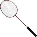 Badmintono raketė Techman Grafit, balta/raudona