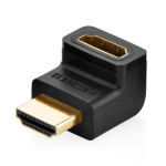 Kampinis HDMI adapteris, juodas