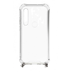 &bdquo;Evelatus Xiaomi Xiaomi Redmi&ldquo; pastaba 8 / Redmi Note 8 2021 Silikonas skaidrus su karolių TPU diržo plotu pilka