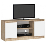 TV staliukas NORE RTV K120, ąžuolo spalvos/baltas