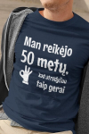 Vyri&scaron;ki mar&scaron;kinėliai &bdquo;Man reikėjo 50 metų&ldquo;, mėlyni