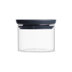 Brabantia stiklinis indas biriems produktams, 0.3 l, tamsiai pilkas