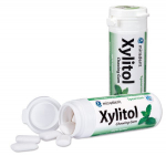 Kramtomoji guma Miradent Xylitol, mėtų skonio