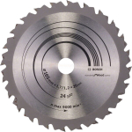 Pjovimo diskas medienai Bosch SPEEDLINE WOOD; 165x1,7x20,0 mm; Z24; 15&deg;