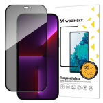 LCD apsauginis stikliukas "Wozinsky Privacy 5D Full Glue" Apple iPhone 15 Pro pritaikytas dėklui Anti Spy