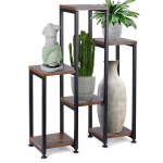Metalinis gėlių stovas, 6 pakopų gėlynas, 70 cm