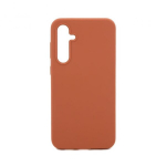 Evelatus Samsung Galaxy S23 FE Premium Soft Touch Silikoninis Dėklas, Balnai Ruda