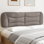 Galvūgalio pagalvėlė, taupe spalvos, 180cm, audinys