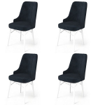 Kėdės rinkinys (4 vienetai) Pare - Anthracite, White