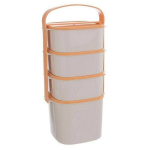 Vakarienės indas plastikinis 4 pakopų 2 l 3x115 l