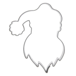 Orion sausainių formelė, 7 cm, Sausainių formelių plienas Kalėdų Senelis 7 cm