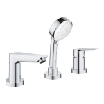 GROHE BauEdge 3-jų dalių vonios mai&scaron;ytuvas chromas 2511710A