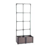 Gėlių vazonas su atrama Grow Flat Set, 84x42x180 cm