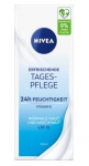 Drėkinamasis veido kremas Nivea Essentials, su SPF 15, normaliai ir mi&scaron;riai odai, 50 ml