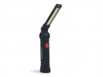 LED žibintuvėlis 3W COB + 1W LED - &scaron;altai baltas (6000K), įkraunamas